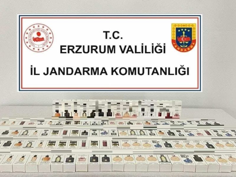 Horasan’da Gümrük Kaçağı Parfüm Operasyonu