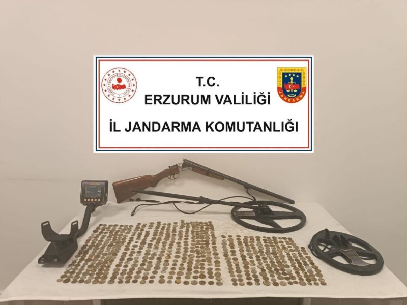 Tekman’da Tarihi Eser Operasyonu