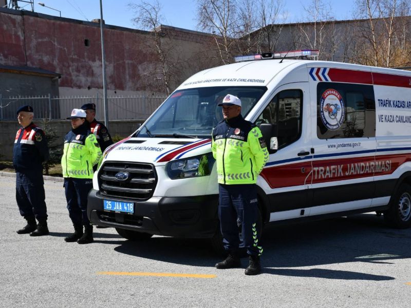 Erzurum İl Jandarma Komutanlığı Nisan Ayı Trafik Denetim Sonuçları