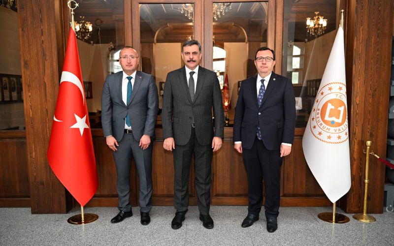 Vali Mustafa Çiftçi, TBMM Heyetini Makamında Kabul Etti